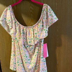Lilly Pulitzer Fortuna Top Sz Large NWT